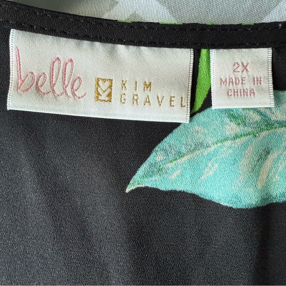Belle by Kim Gravel Woven Aloha Poncho - Picture 11 of 13